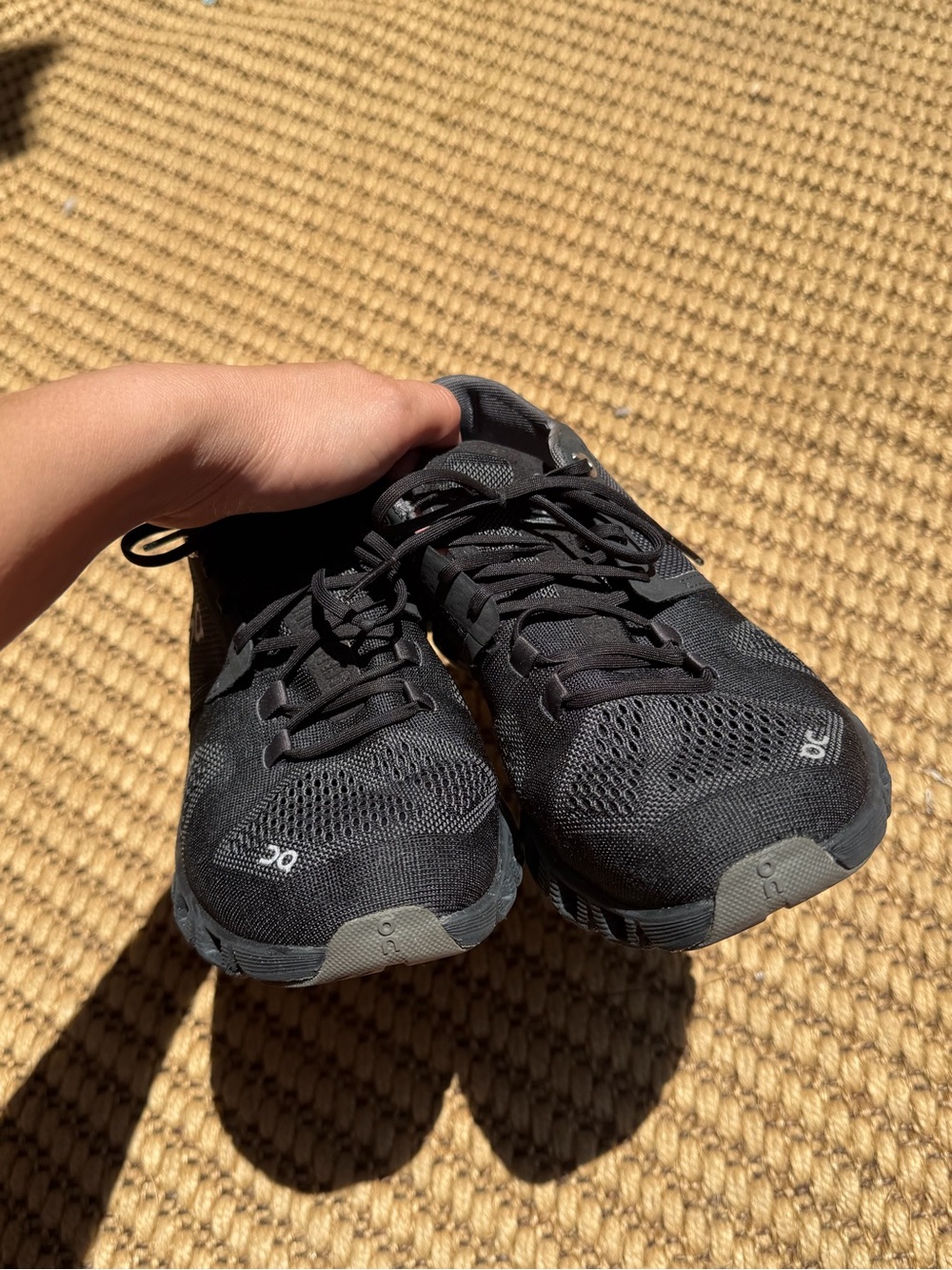 On Running Black Mesh Performance Sneakers - Picture 7 of 13